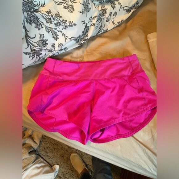 COPY - Lululemon Speed up shorts! Sonic Pink 💗💗💗 - Picture 1 of 3